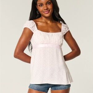 hollister baby doll top